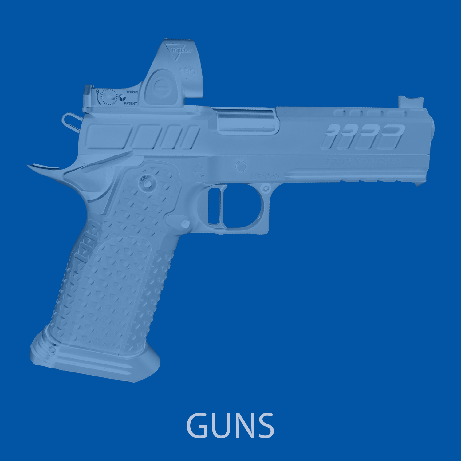 Picture of our Atlas Gunworks Athena 2011 handgun linking to our page of in-stock 2011 pistols.